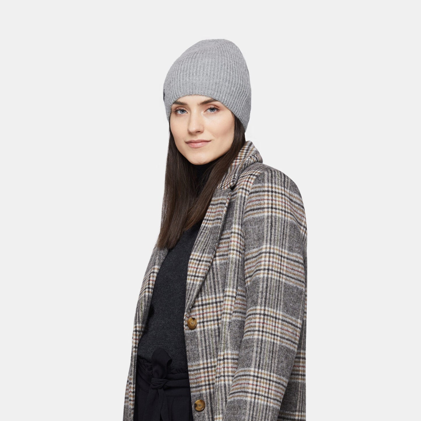 Natural Baby Alpaca Wool Fisherman's Rib Beanie