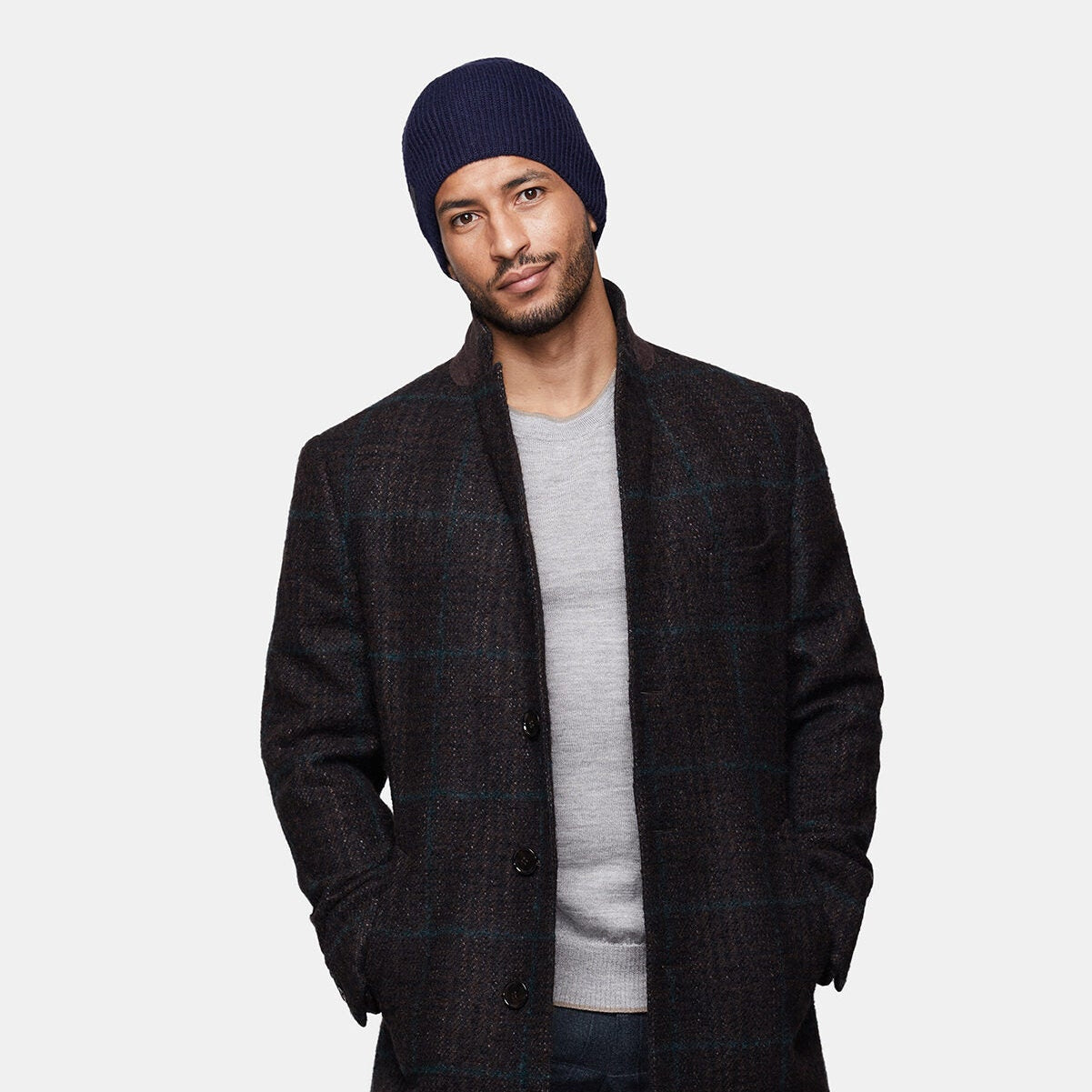 Natural Baby Alpaca Wool Fisherman's Rib Beanie