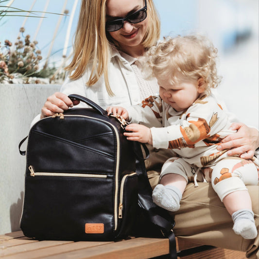 Small Diaper Backpack – Espresso