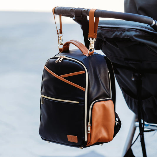 Small Diaper Backpack – Black Coffee