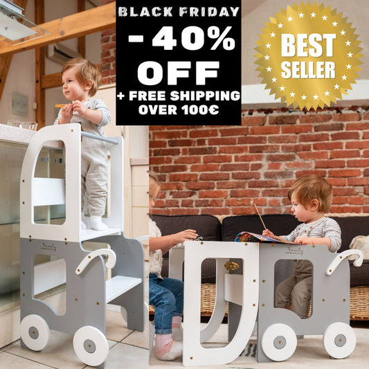 Trolley Kitchen Helper / Learning Table by Family-scl (Sale on Selected Colours)