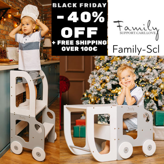 Car Kitchen Helper / Learning Table by Family-Scl (Sale on Selected Colours)