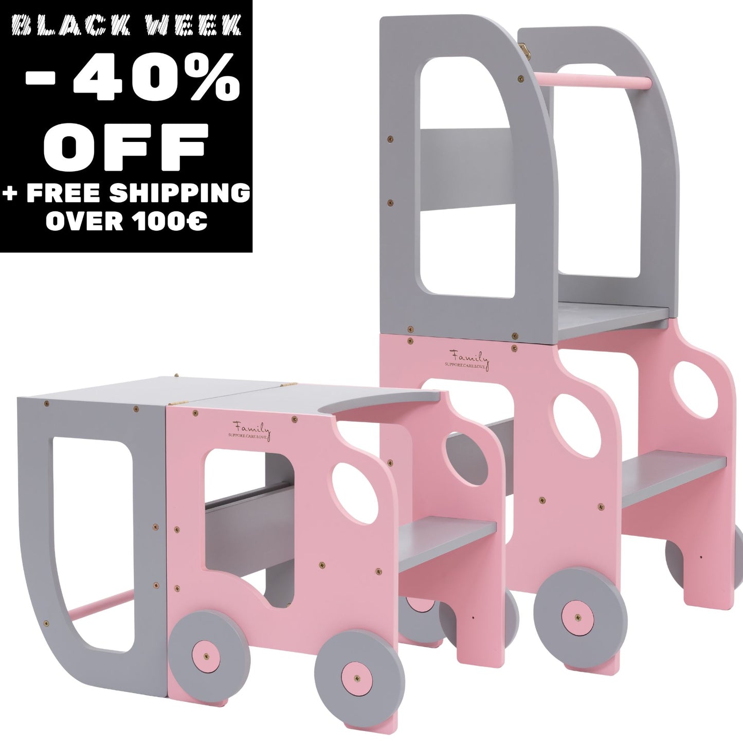 Car Kitchen Helper / Learning Table by Family-Scl (Sale on Selected Colours)