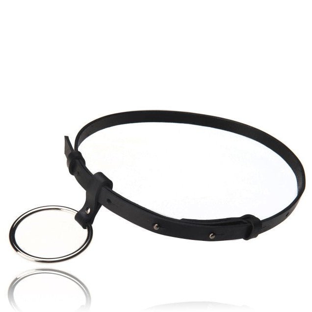 Black Leather Belt with Chain - LoveStyle World