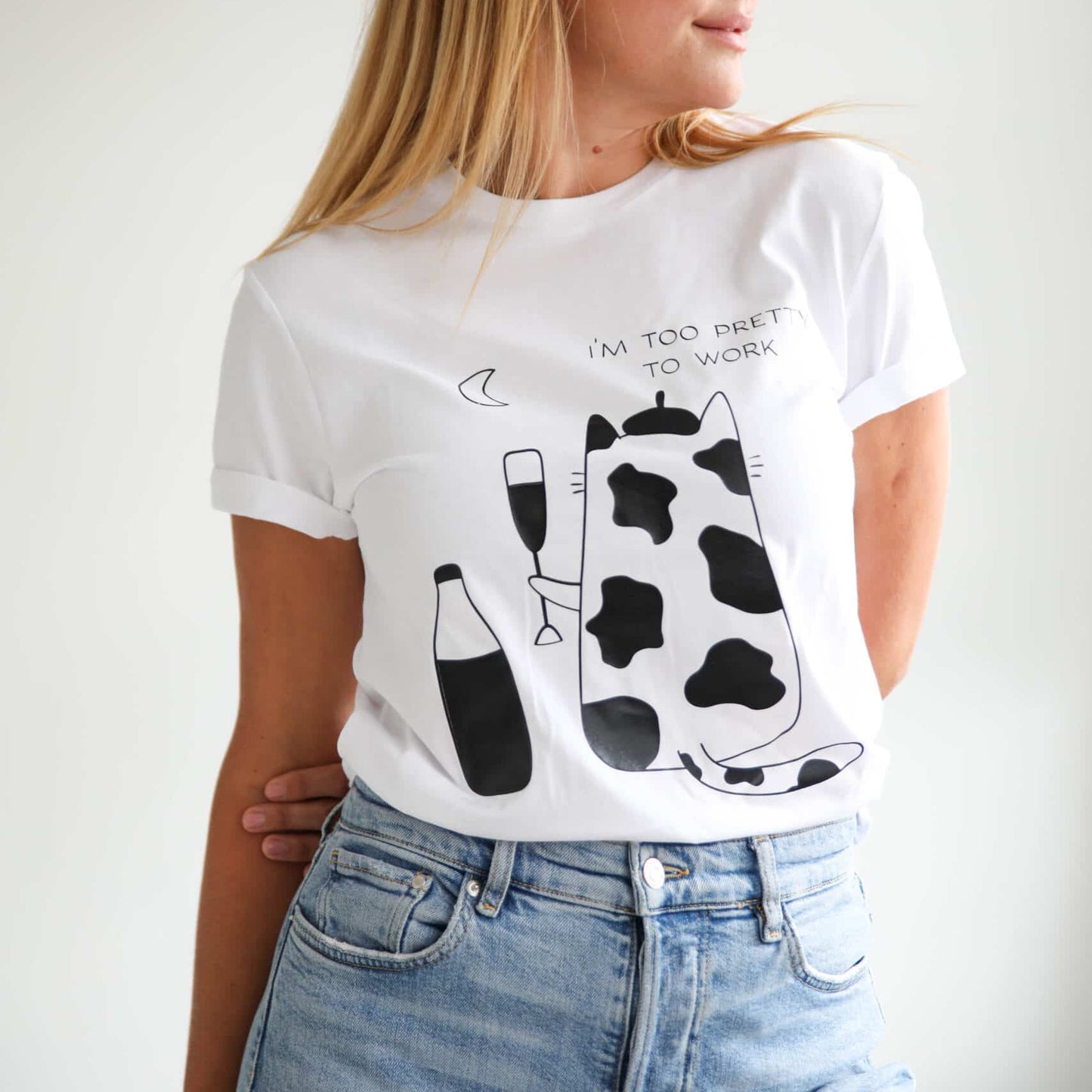 Too Pretty To Work T-Shirt