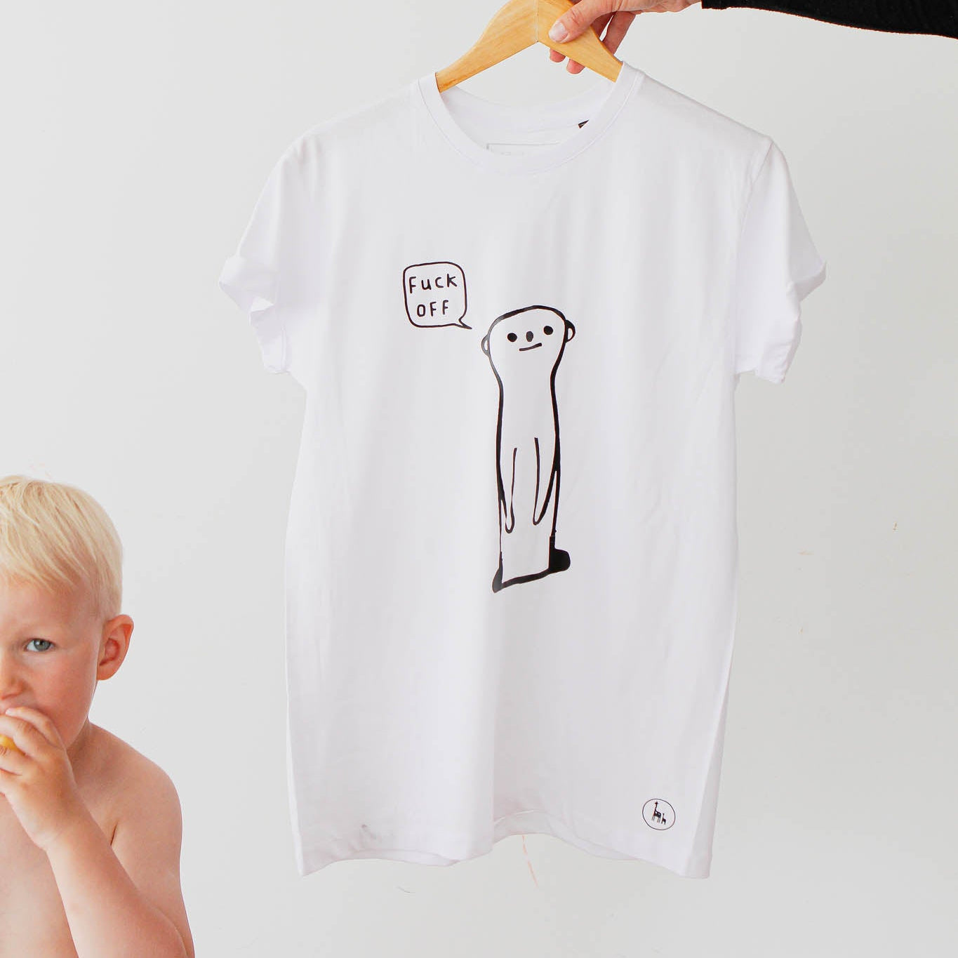 Meerkat f_ck off - White T-shirt