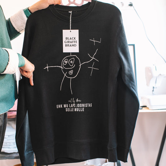 Sweatshirt With Your Child's Drawing