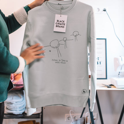 Sweatshirt With Your Child's Drawing
