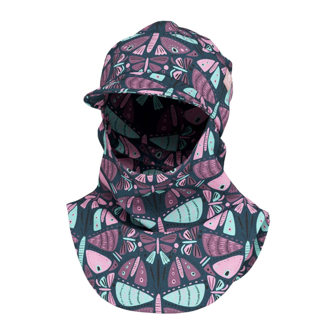 Peaked Spring-Fall Balaclava For Kids BENT - Butterlies