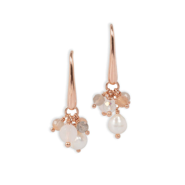 Cherie Petite Earrings - Rose Gold and Silver - LoveStyle World