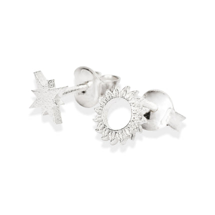 Celestial Sun Stud Earrings