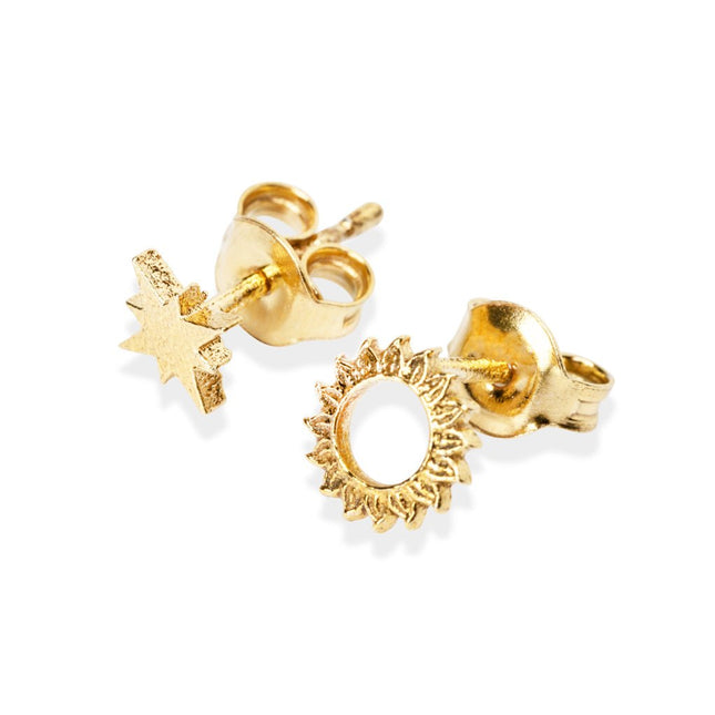 Celestial Sun Stud Earrings - LoveStyle World