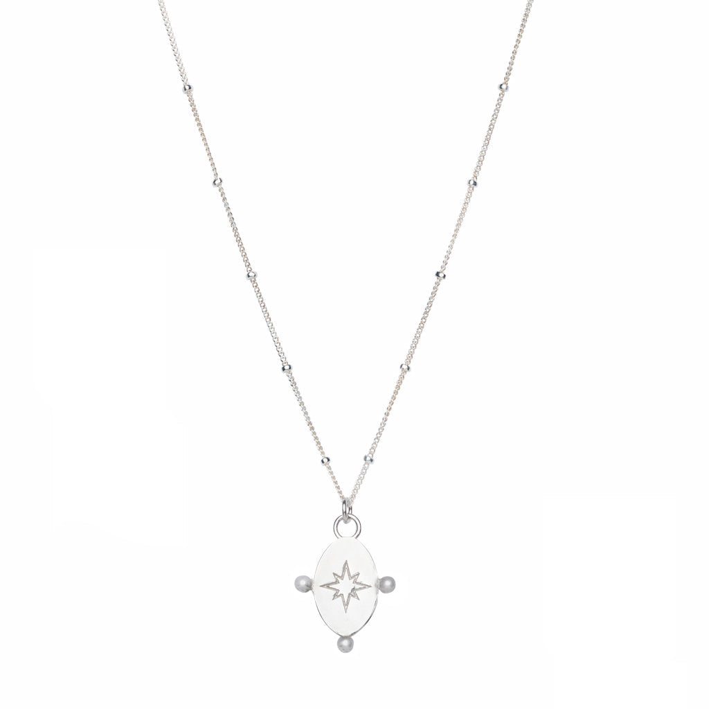 Morning Star Necklace - Silver