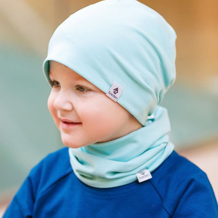 100% Cotton Beanie Hat With Folds DARGO For Kids