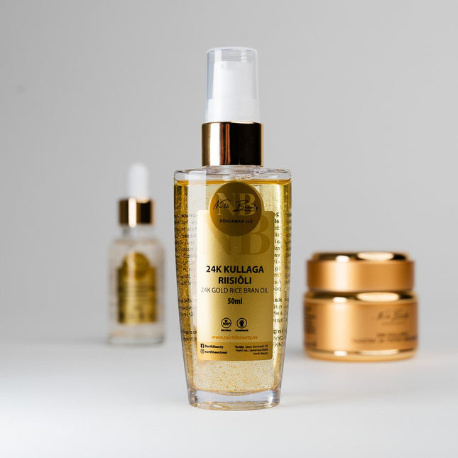 24K Gold Rice Oil, 50ml - LoveStyle World