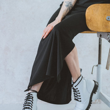 517 aka Aviator Boots - White