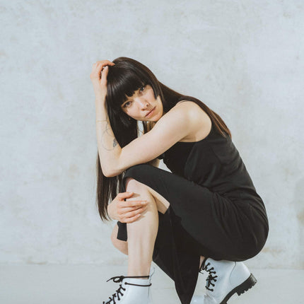 517 aka Aviator Boots - White