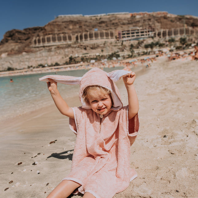Short-Sleeve Poncho RABBIT - For KIDS (Size 122-150)
