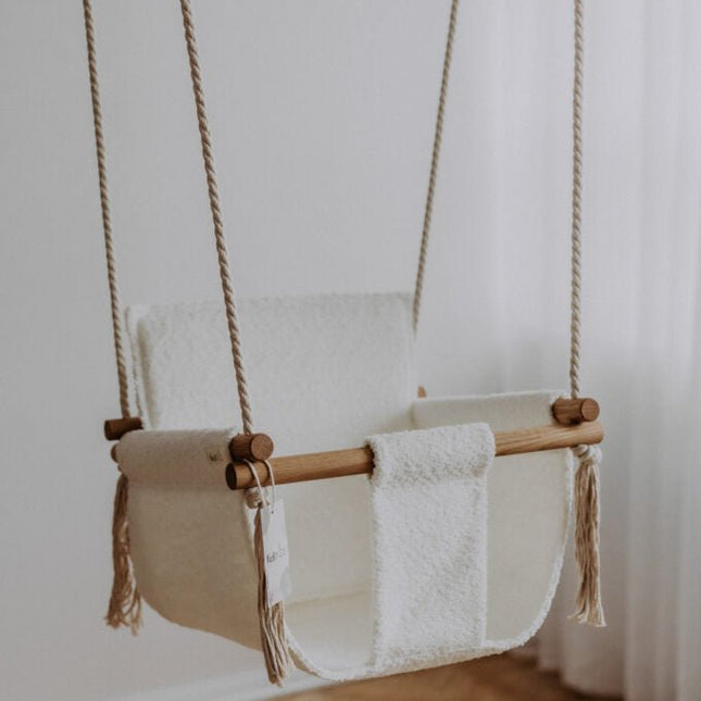BaBi Baby Swing - Bouclé Snow White - By Nofi KIDS - LoveStyle World