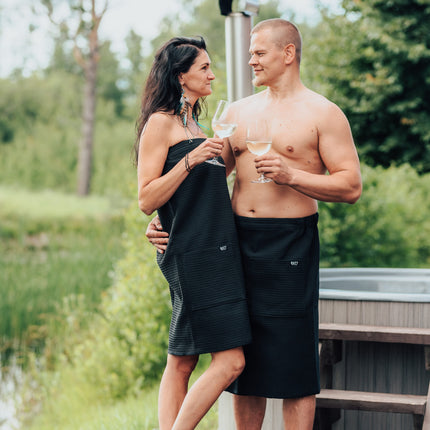 Spa Wrap for Men - Cotton Waffle