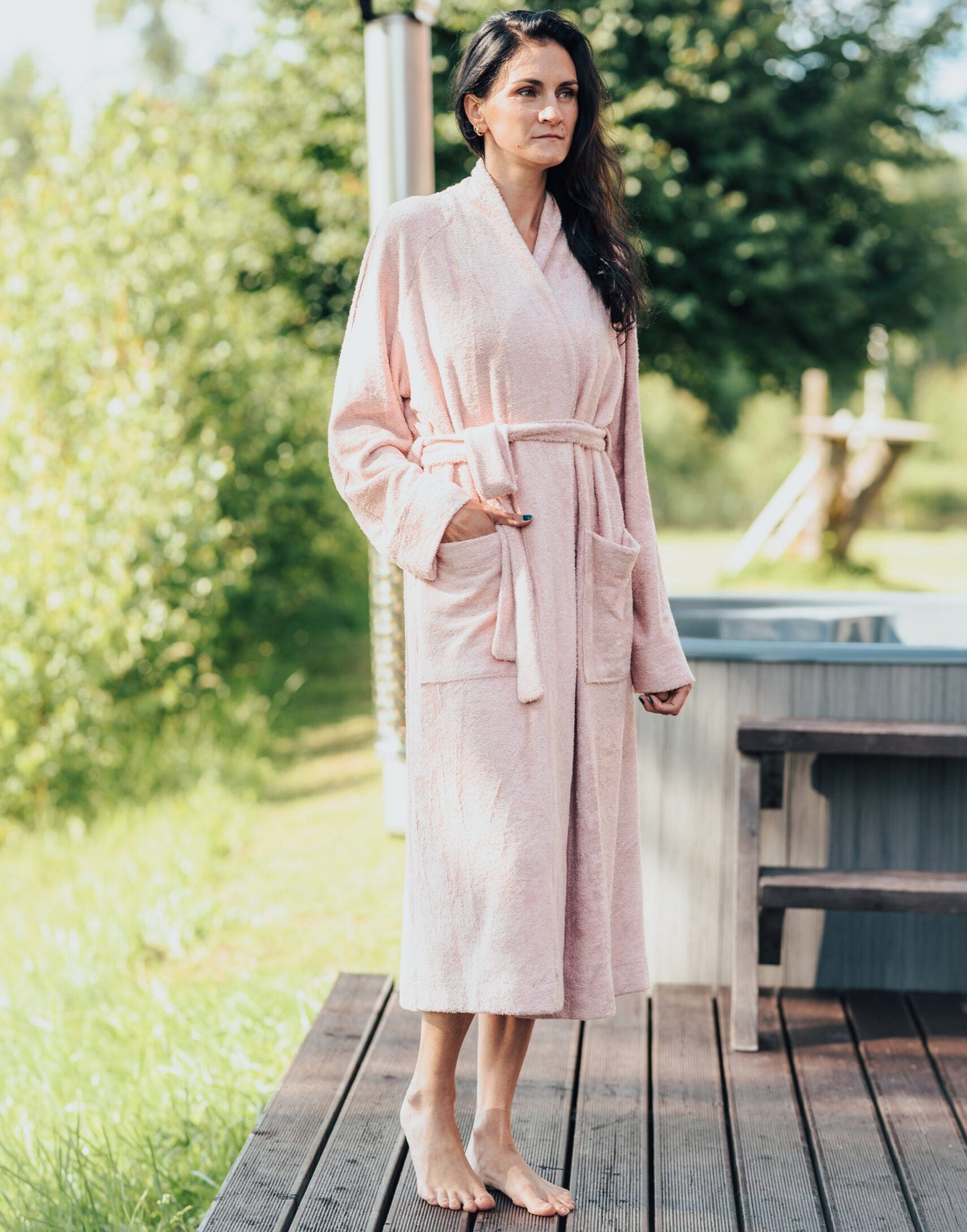 Bathrobe for Women - Bamboo Terry