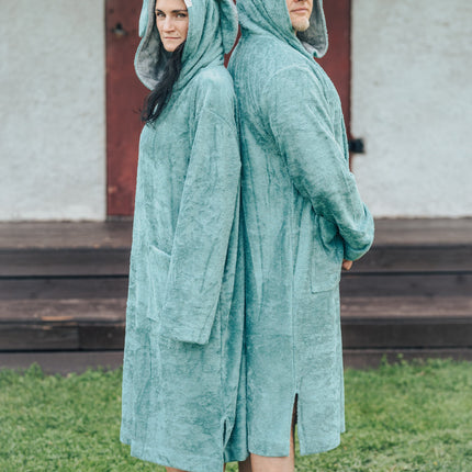 Long-Sleeve Poncho - Bamboo Terry