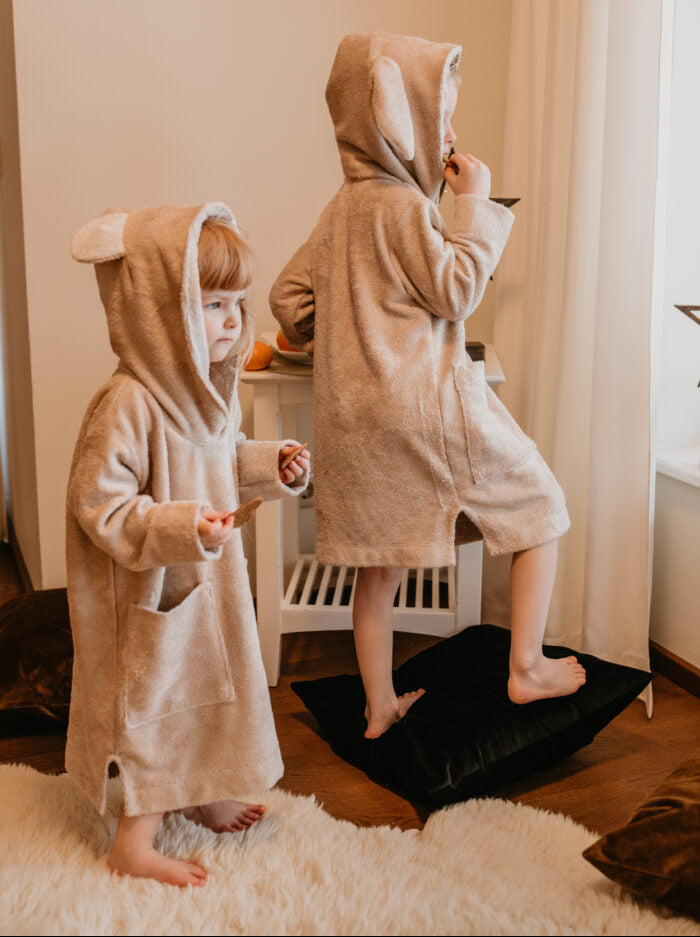 Long-Sleeve Poncho TEDDY - For TODDLERS (Size 82/86-116)