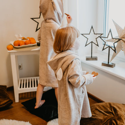 Long-Sleeve Poncho TEDDY - For KIDS (Size 122-150)