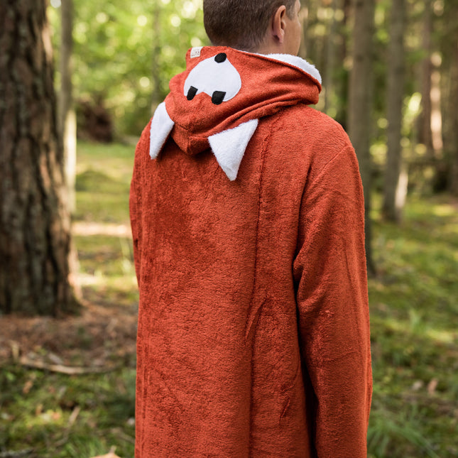 FOX Adult/Teen Poncho Bamboo Terry Long-Sleeve - LoveStyle World