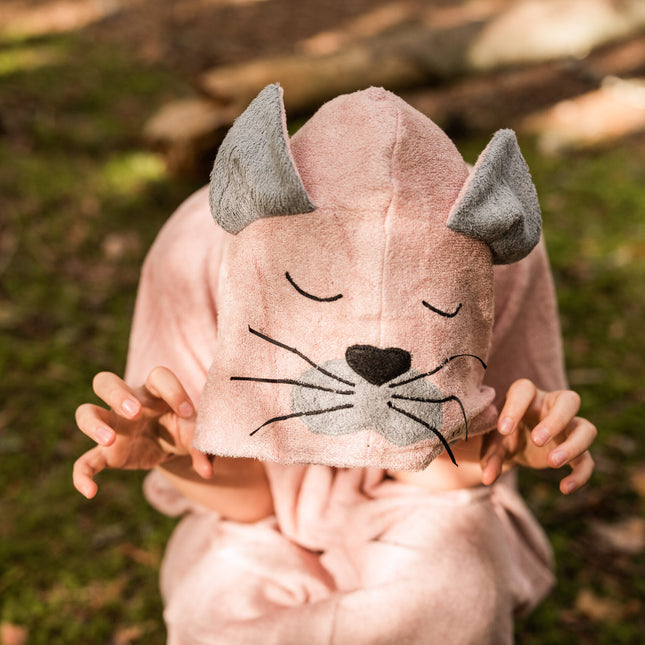 CAT Adult Poncho Long-Sleeve Bamboo Terry - LoveStyle World