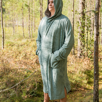 Long-Sleeve Poncho - Bamboo Terry