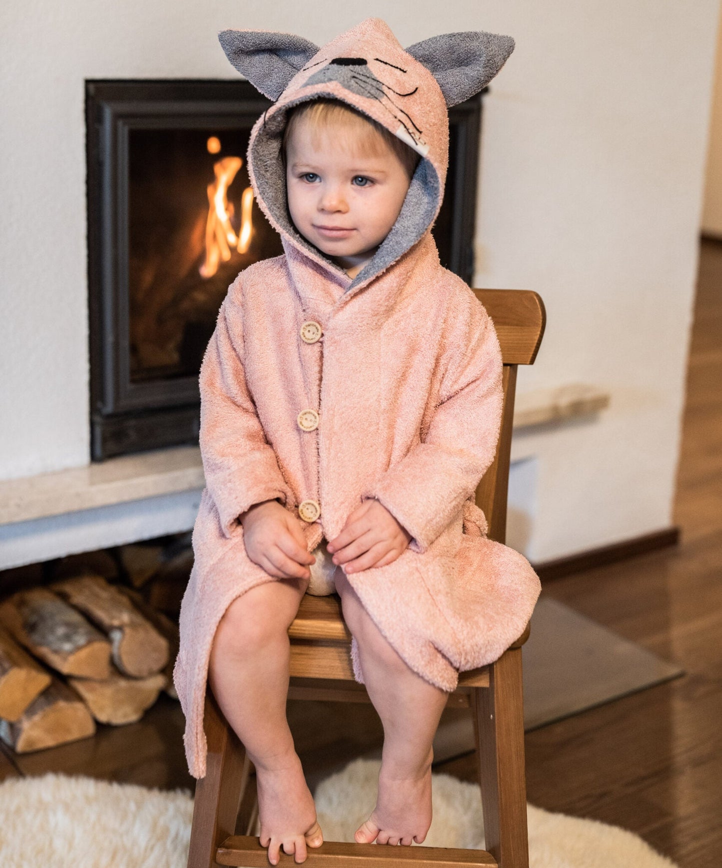 Bamboo Terry Bathrobe CAT - For TODDLERS (Size 82/86-116)