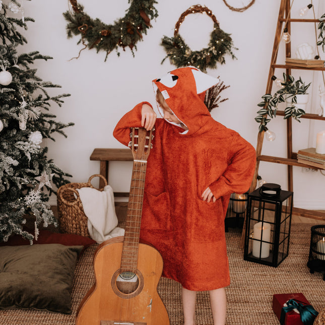 FOX KIDS Long-Sleeve Poncho (Size 122-150) - LoveStyle World