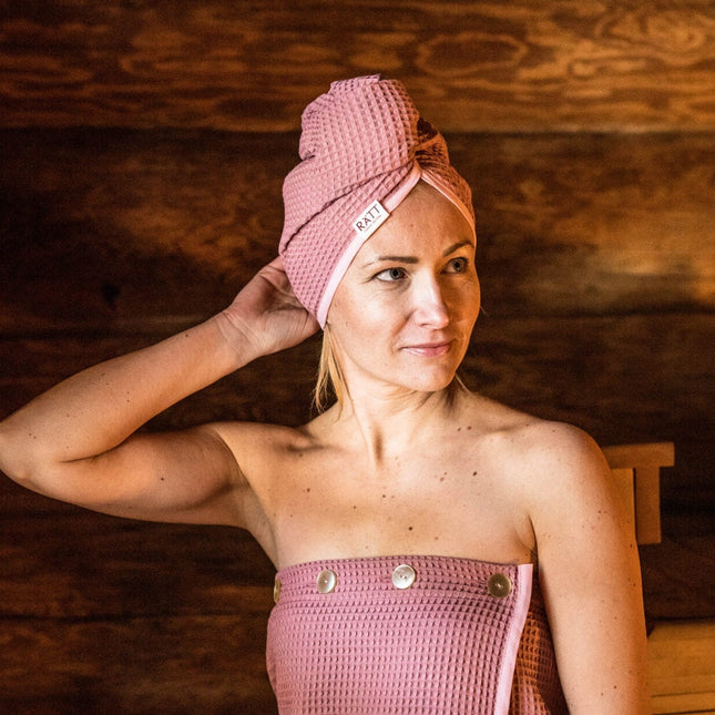 Hair Wrap for Women - Cotton Waffle