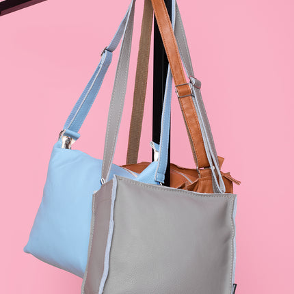 Folk 1 shoulder bag - Light Grey