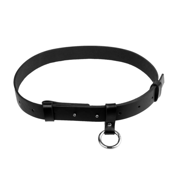 Black Leather Belt Elon - LoveStyle World