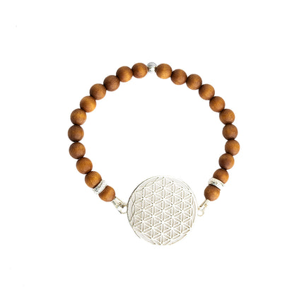 Flower Of Life Bracelet - Sandalwood