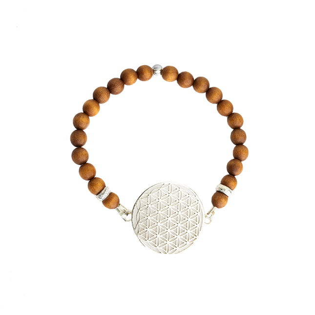 Flower Of Life Bracelet - Sandalwood