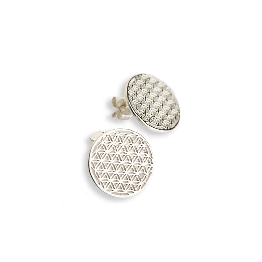 Flower Of Life Stud Earrings M