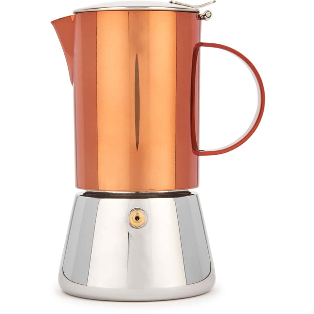 La Cafetière Polished Stainless Steel Copper Stovetop - 300 ml - LoveStyle World