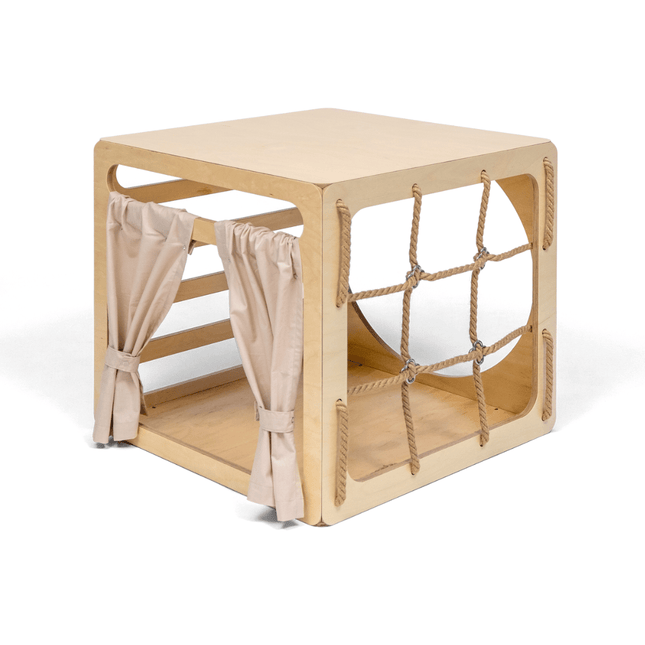 CUBITRI® Climbing Play Cube With Rope Window - LoveStyle World