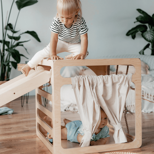 CUBITRI® Climbing Play Cube With Rope Window - LoveStyle World