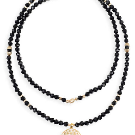 Flower Of Life Bracelet S – Onyx