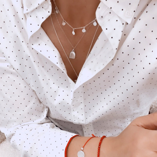 Flower Of Life Bracelet S – Red Cord - LoveStyle World