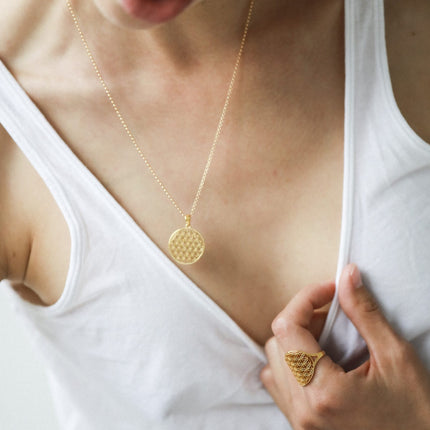 Flower Of Life Necklace - M - Unisex