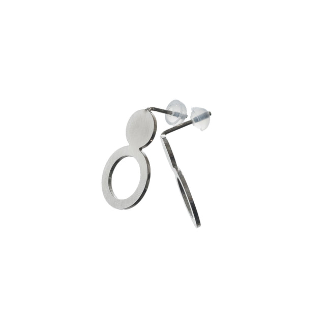 Earrings Arc - Silver - LoveStyle World