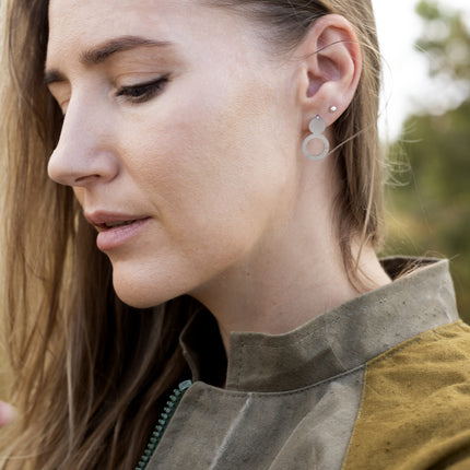 Earrings Arc - Silver