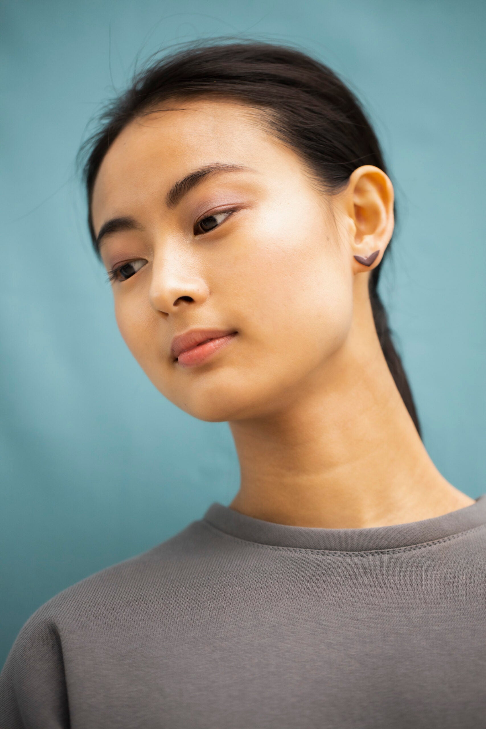 Earrings Vola - Purple