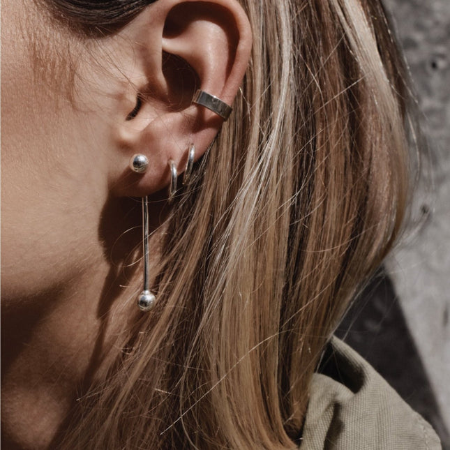 Flat Ear Cuff - Silver - LoveStyle World