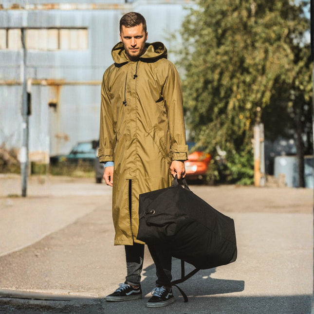 Raincoat with a Bag